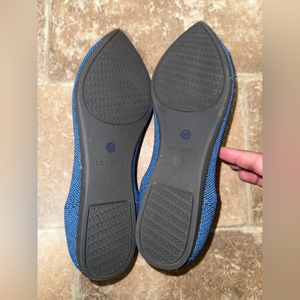 Rothy's Lapis Python Points Snake Print Pointy To… - image 7